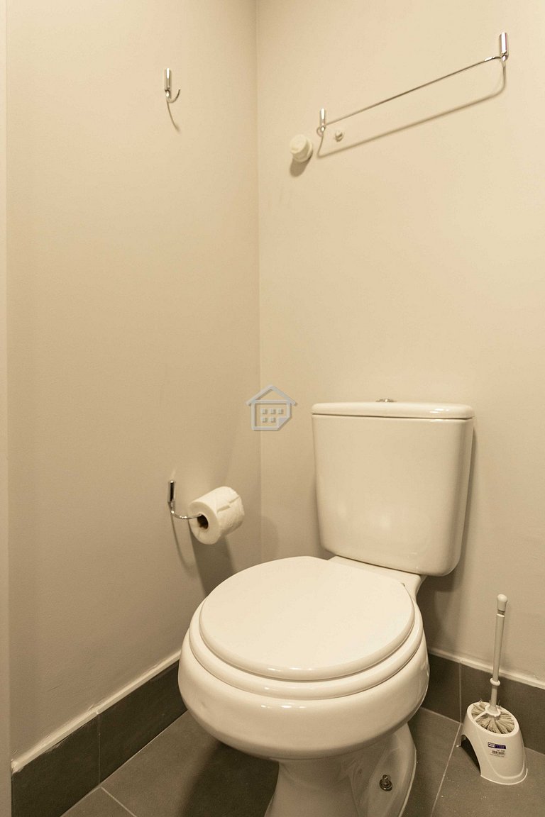 Studio moderno no Rio Branco com rooftop e lazer