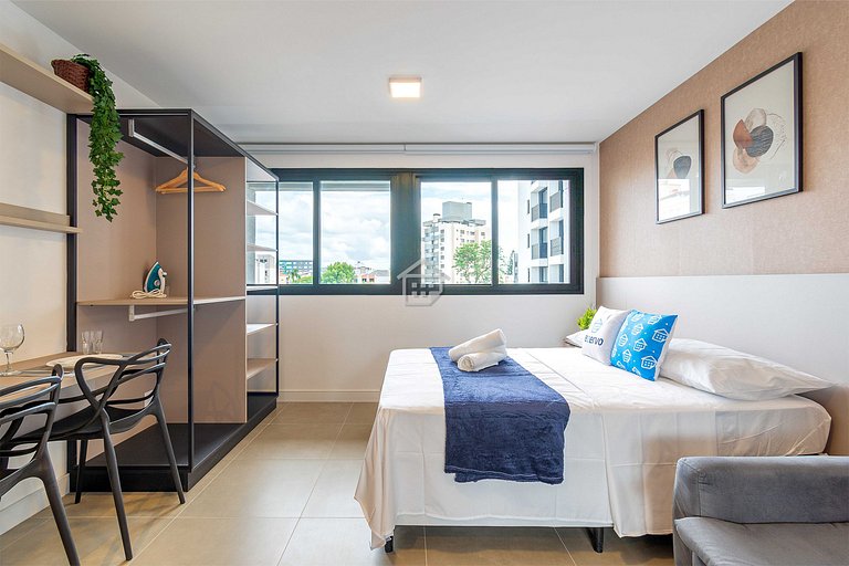 Studio funcional e moderno no bairro Rio Branco