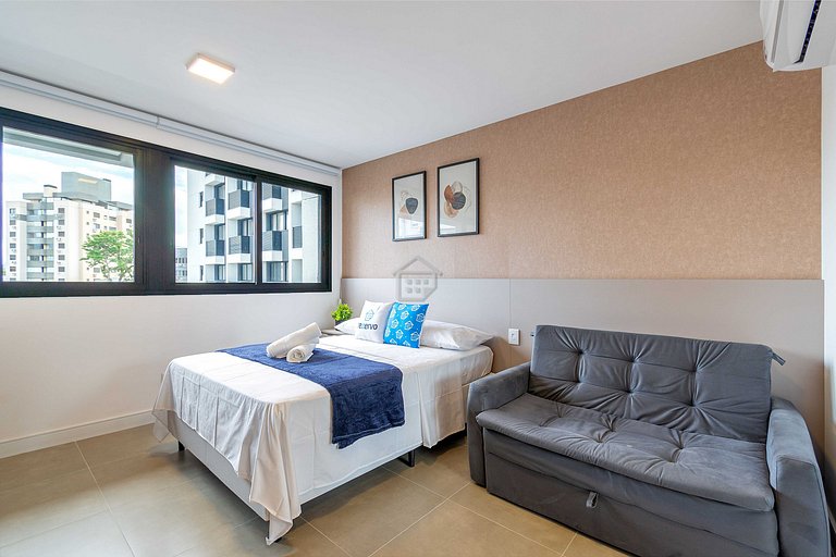 Studio funcional e moderno no bairro Rio Branco