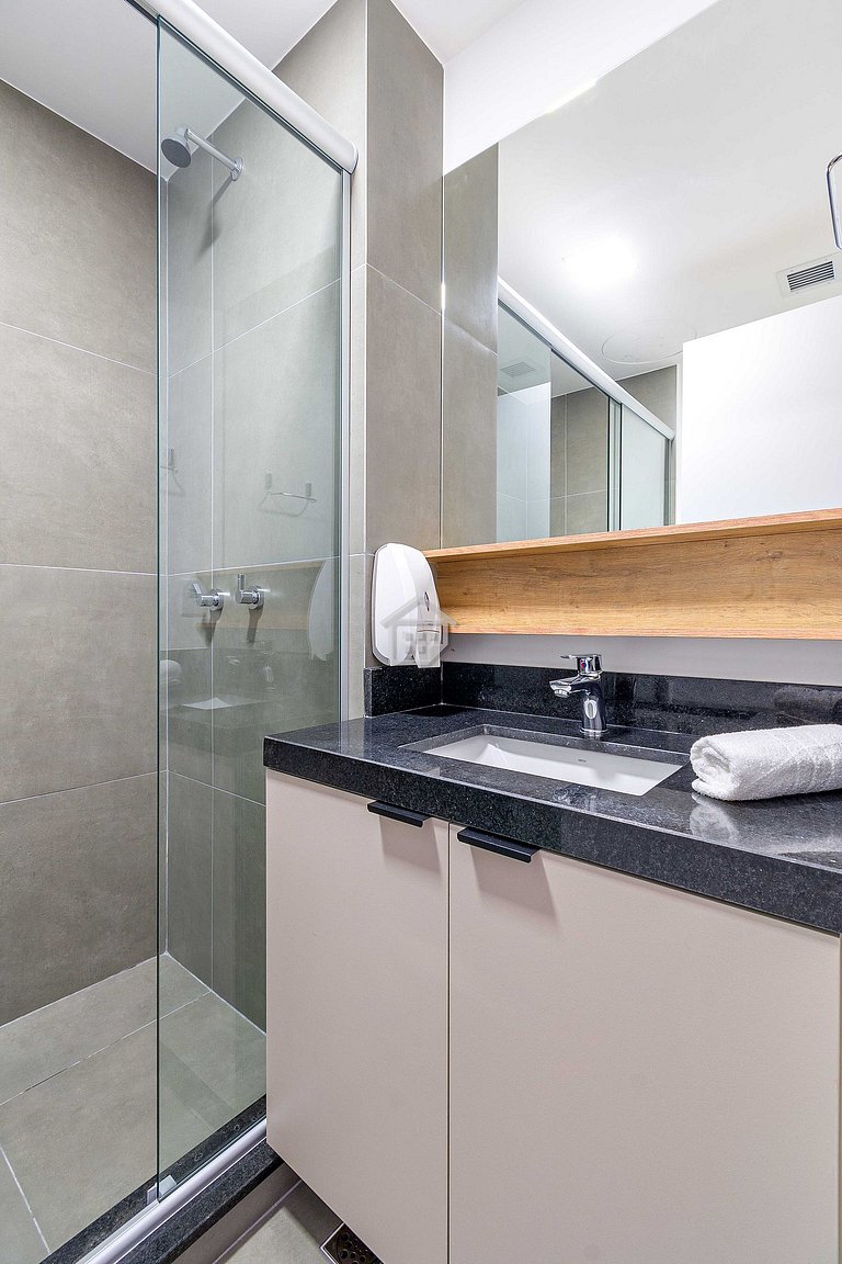 Studio funcional e moderno no bairro Rio Branco