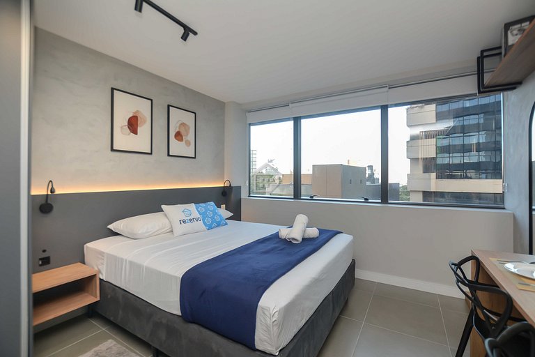 Studio Moderno • Conforto e Localização