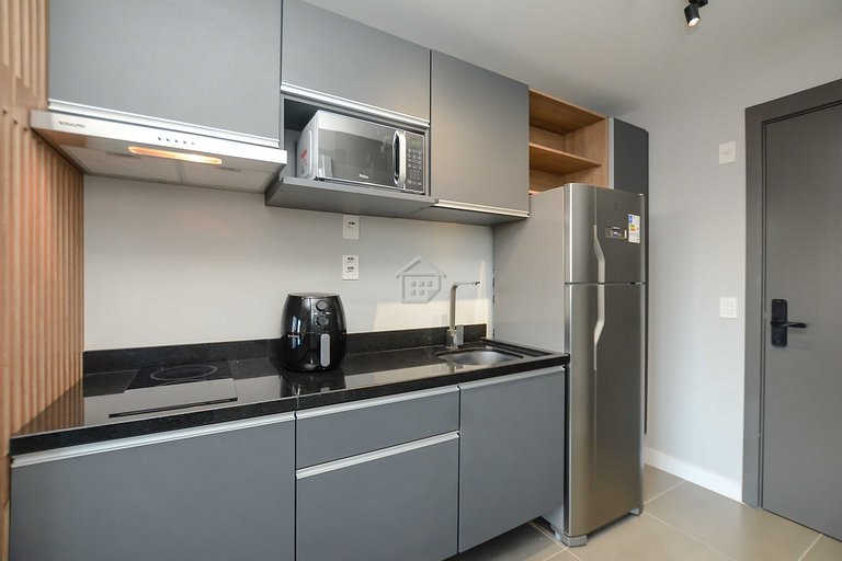 Studio Moderno e Elegante na Carlos Gomes