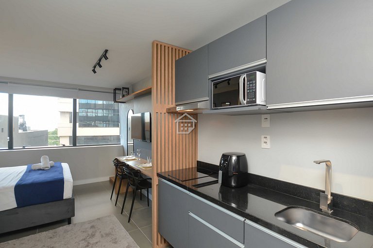 Studio Moderno • Conforto e Localização