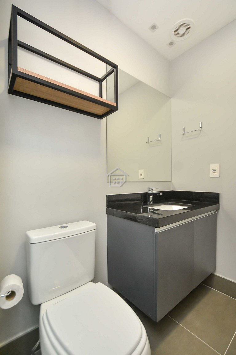 Studio Moderno • Conforto e Localização