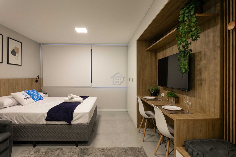 Studio moderno no Rio Branco | Próximo à Redenção