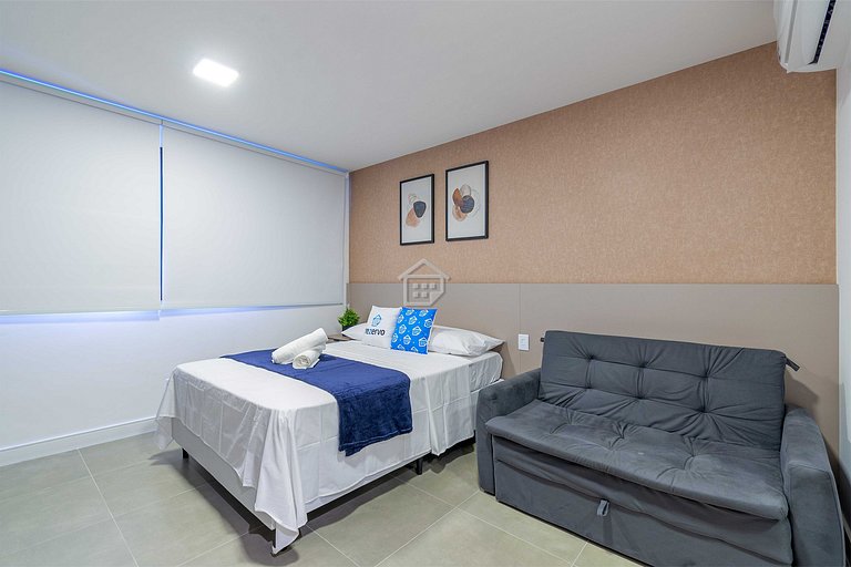 Studio funcional e moderno no bairro Rio Branco